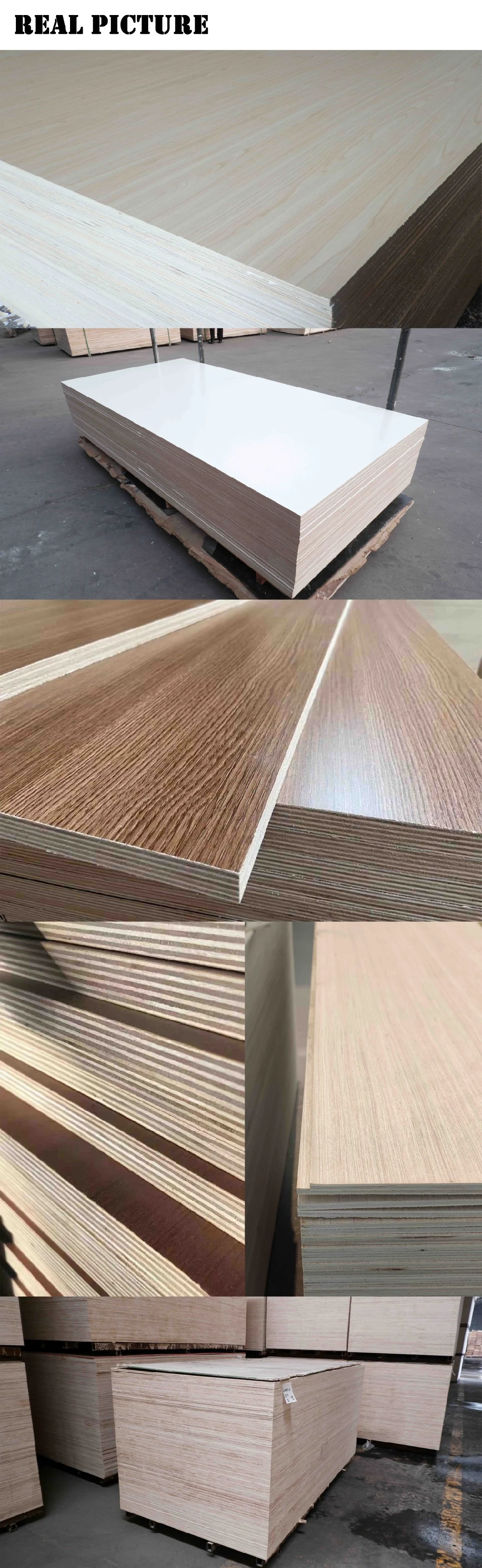 9 mm / 18 mm / 25 mm Melamine Chipboard / OSB Board Oriented Strand Board