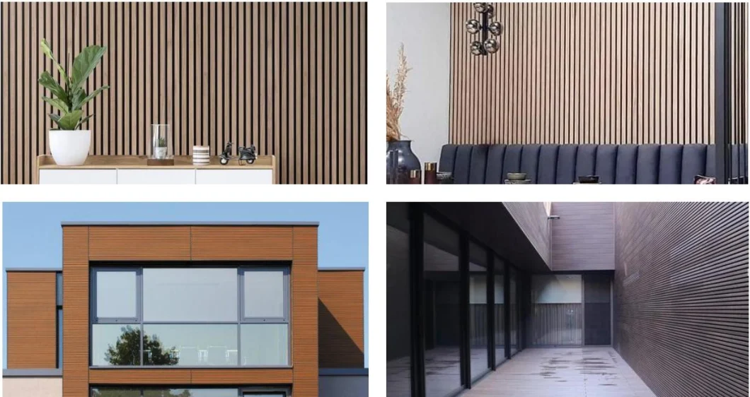 Factory Price Outdoor Co-Extrusion Panel Wall Waterproof Wall Cladding Wood Plastic Composite 3D Wood Wall Panels WPC