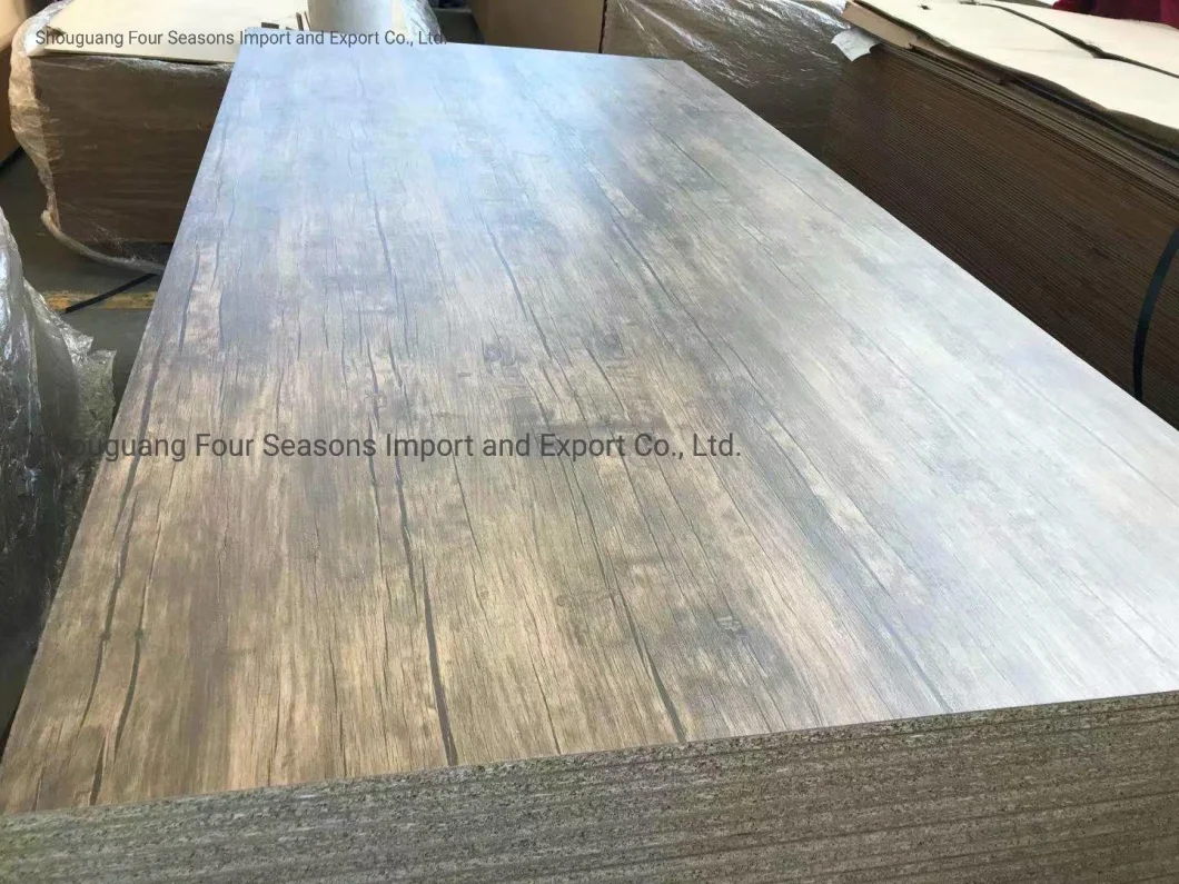 High Quality E0 Grade Melamine Particle Board for Furniture Material