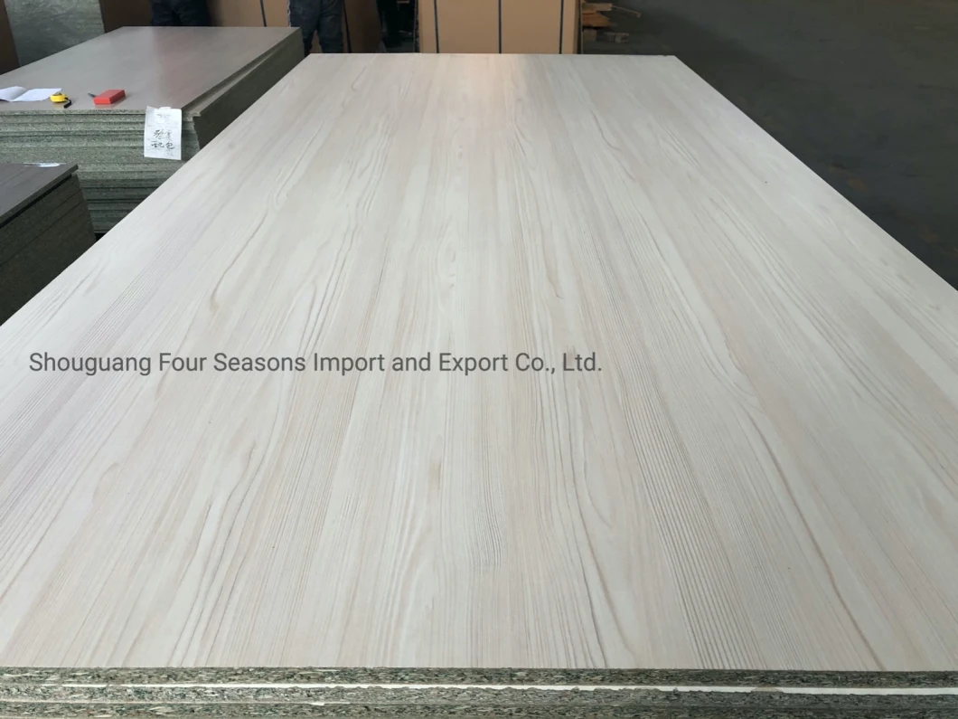 High Quality E0 Grade Melamine Particle Board for Furniture Material