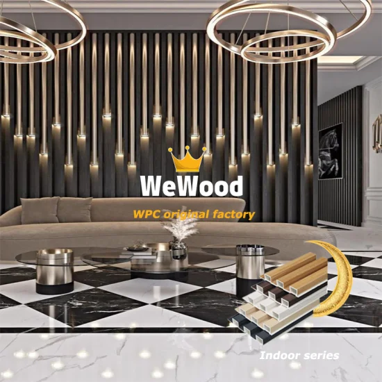 Wewood 방습 방수 목재 복합 난간, WPC 목재 판금 튜브