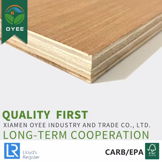 9/12/18mm 칩 방수 목재 멜라민 칩 입자 블록 해양 합판 보드