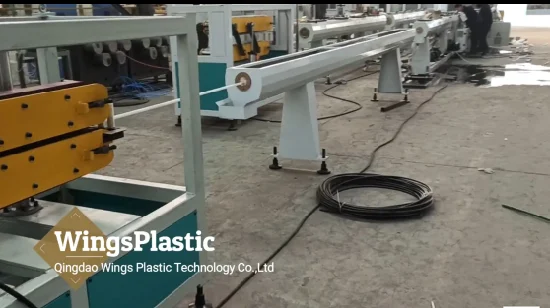 플라스틱 UPVC PVC PE HDPE PPR 압출기, 배수, 관개, 전기 라인, 호스 파이프, 골판지 파이프 압출 생산